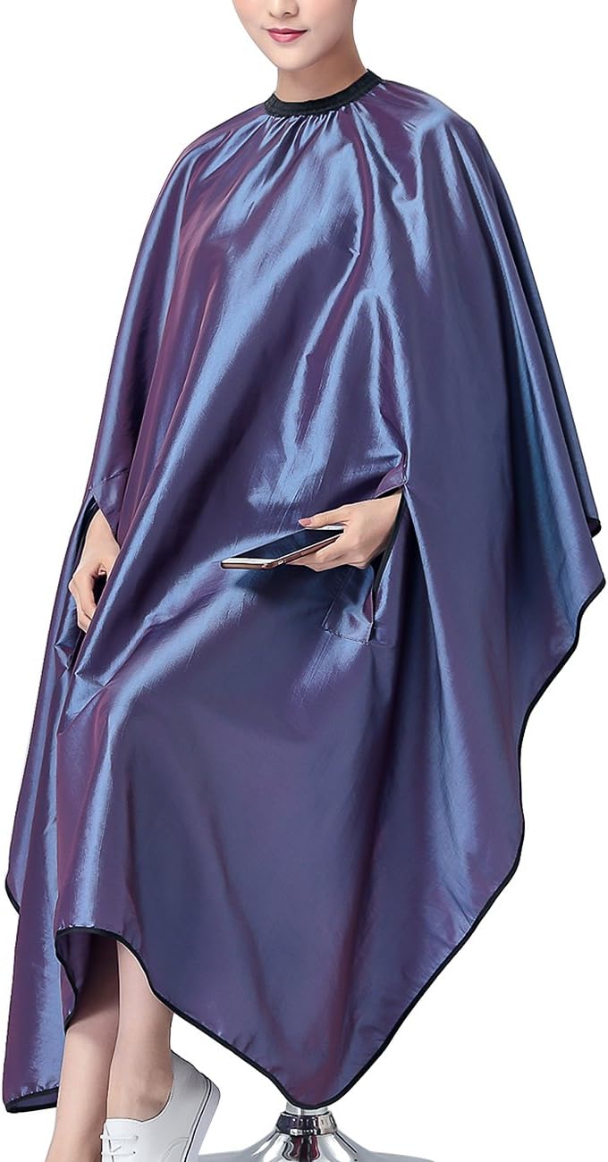 Hair Cut Hairdressing Cape Cloth Apron Stretch Out Hand Waterproof Salon Barber Gown 57 x 63